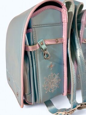 Blue and Pink Randoseru School Backpack